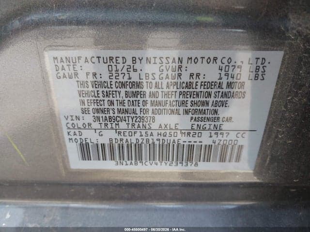 2026 NISSAN SENTRA SV 9