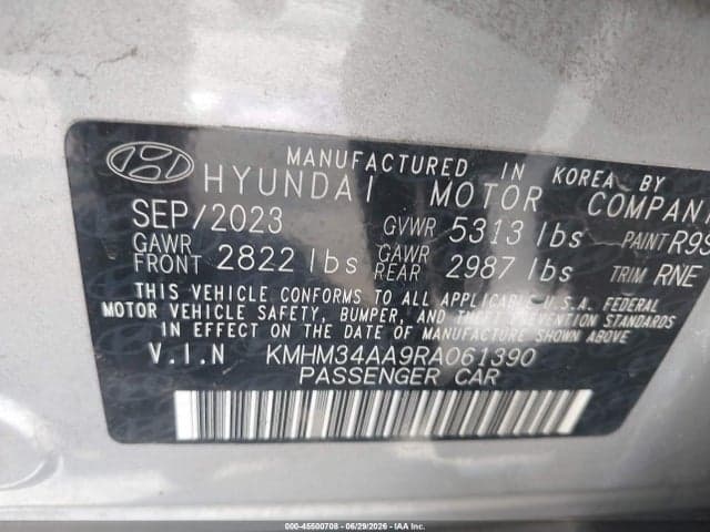 2024 HYUNDAI IONIQ 6 SEL 9