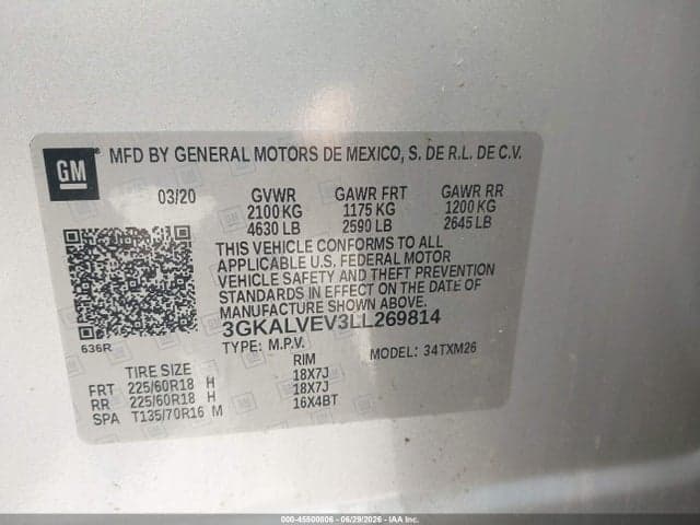 2020 GMC TERRAIN AWD SLT 9