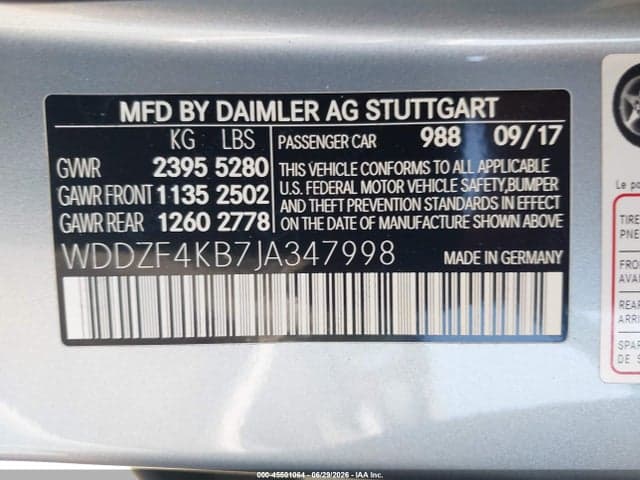 2018 MERCEDES-BENZ E 300 4MATIC 9