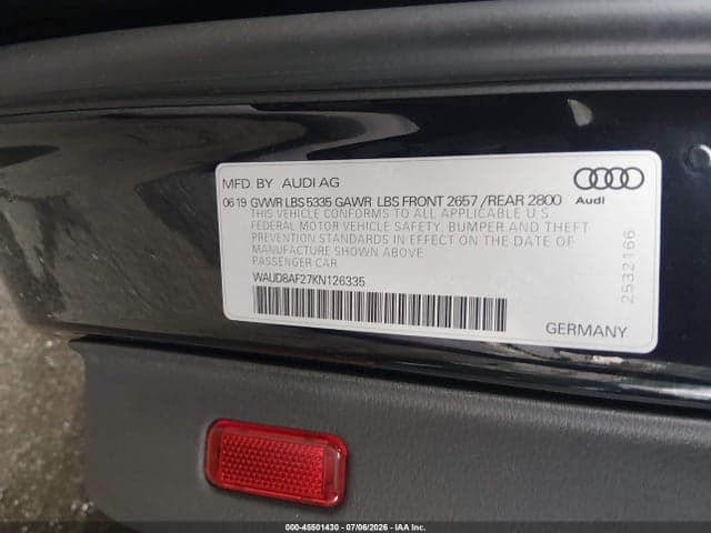 2019 AUDI A6 45 PREMIUM 9