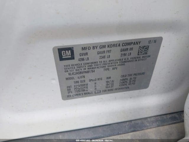 2017 BUICK ENCORE PREFERRED 9