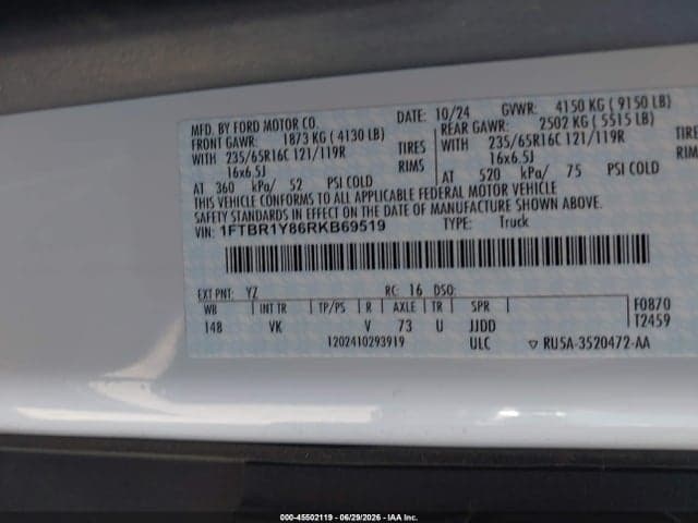 2024 FORD TRANSIT-250 9
