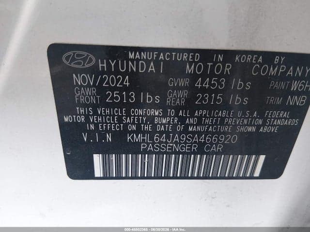2025 HYUNDAI SONATA SEL 9