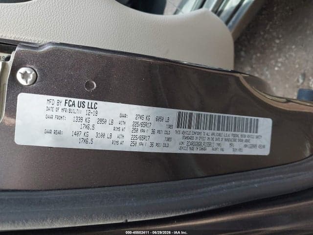 2020 DODGE GRAND CARAVAN SE 9