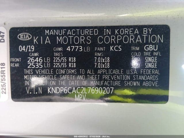 2020 KIA SPORTAGE S 9