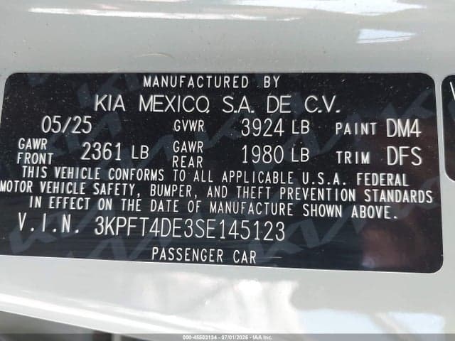 2025 KIA K4 LXS 9