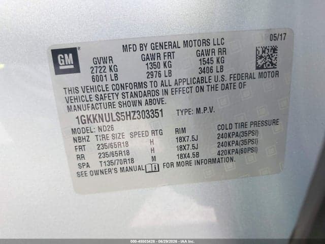 2017 GMC ACADIA SLT-1 9