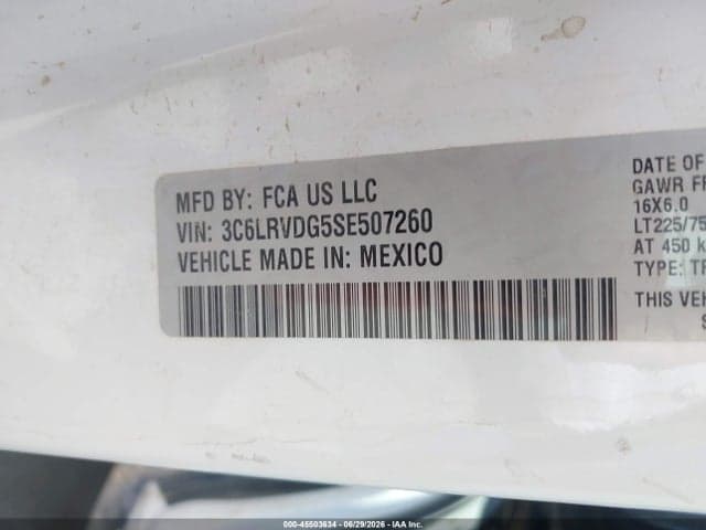 2025 RAM PROMASTER 2500 TRADESMAN HIGH ROOF 159 WB W/PASS SEAT 9