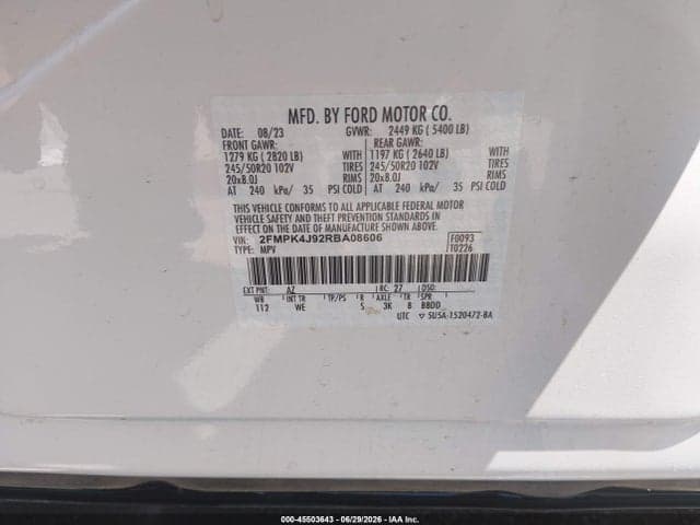 2024 FORD EDGE ST-LINE 9