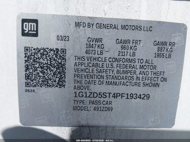 2023 CHEVROLET MALIBU FWD 1LT 9
