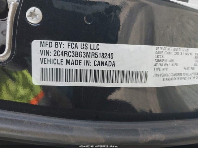 2021 CHRYSLER PACIFICA TOURING L AWD 9