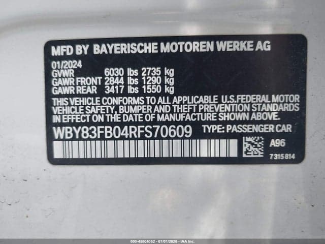 2024 BMW I4 GRAN COUPE XDRIVE40 9