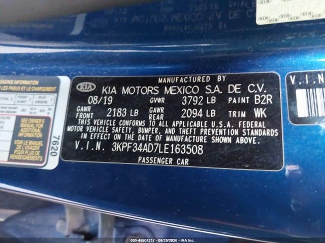 2020 KIA FORTE GT-LINE 9
