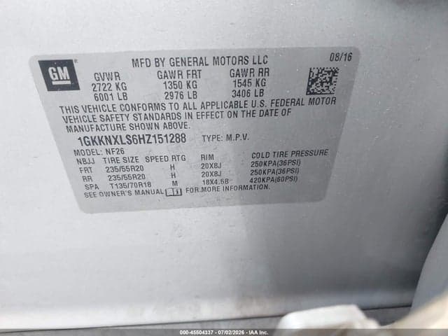 2017 GMC ACADIA DENALI 9