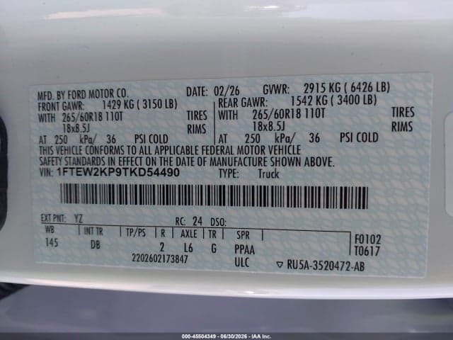 2026 FORD F-150 STX 9