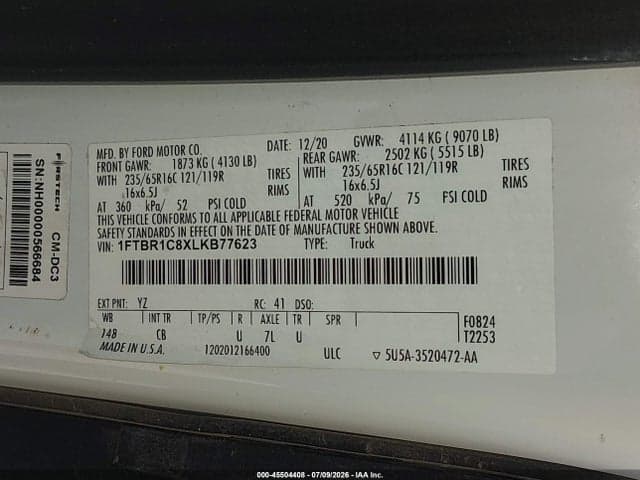 2020 FORD TRANSIT-250 9