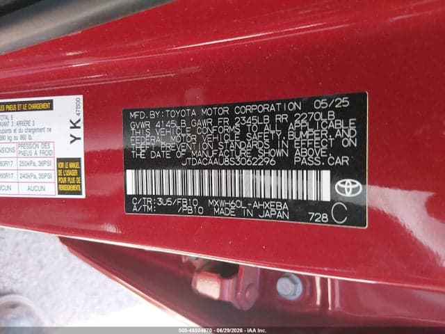 2025 TOYOTA PRIUS LE 9