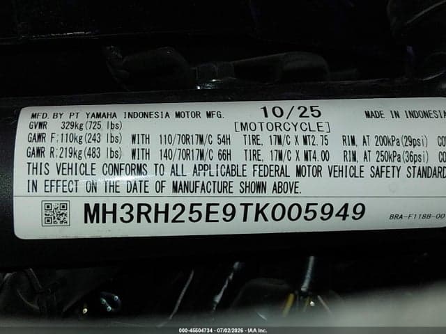 2026 YAMAHA YFZ320 A 10