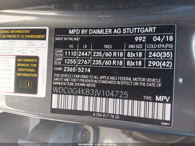 2018 MERCEDES-BENZ GLC 300 4MATIC 9