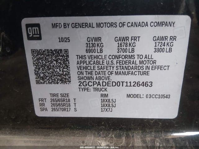 2026 CHEVROLET SILVERADO 1500 2WD SHORT BED RST 10
