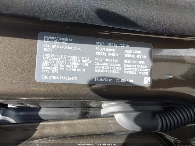 2026 LUCID GRAVITY GRAND TOURING 9