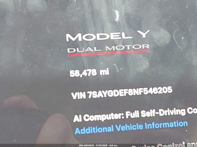 2022 TESLA MODEL Y PERFORMANCE DUAL MOTOR ALL-WHEEL DRIVE 15
