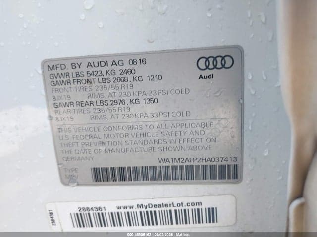 2017 AUDI Q5 2.0T PREMIUM 9