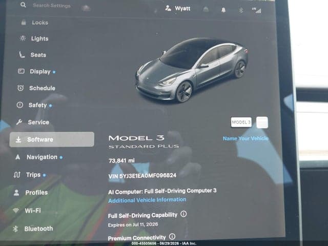 2021 TESLA MODEL 3 STANDARD RANGE PLUS REAR-WHEEL DRIVE 7