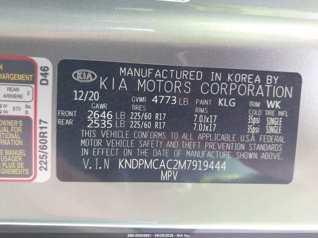 2021 KIA SPORTAGE LX 9