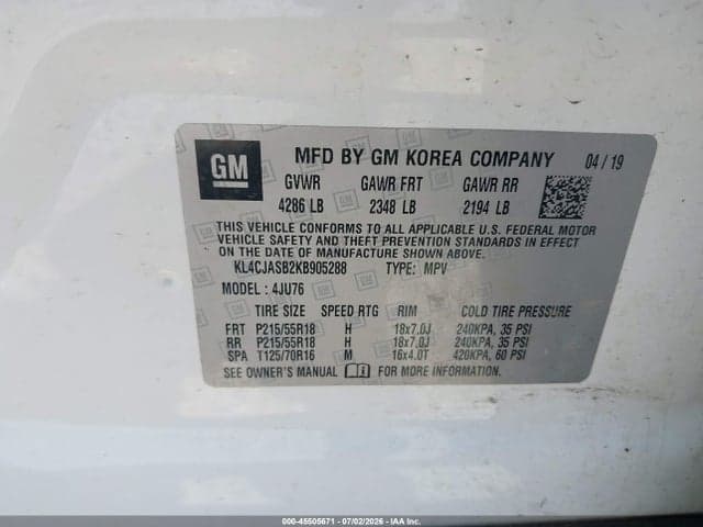 2019 BUICK ENCORE FWD PREFERRED 9