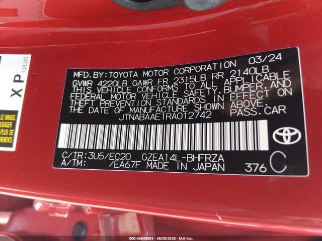 2024 TOYOTA GR COROLLA PREMIUM 9