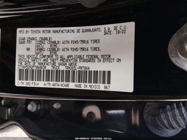 2023 TOYOTA TACOMA SR 9