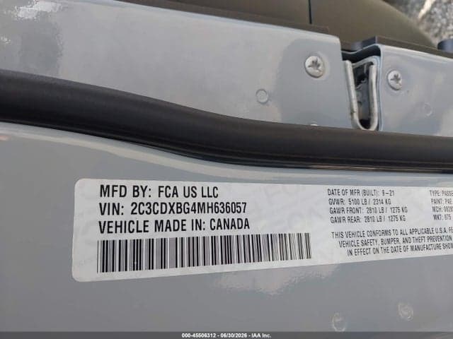 2021 DODGE CHARGER SXT RWD 9