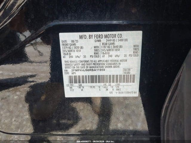 2024 FORD EDGE SEL 9