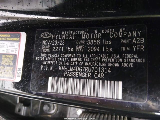 2024 HYUNDAI ELANTRA SEL 9