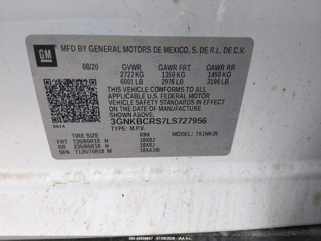 2020 CHEVROLET BLAZER FWD 2LT 9
