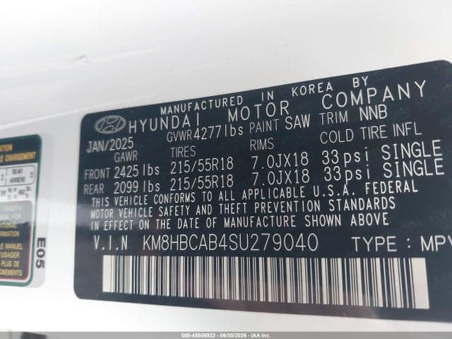 2025 HYUNDAI KONA SEL 9