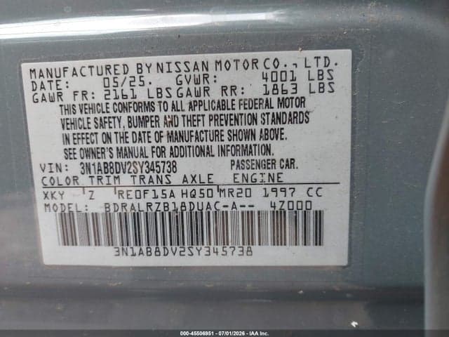 2025 NISSAN SENTRA SR 9