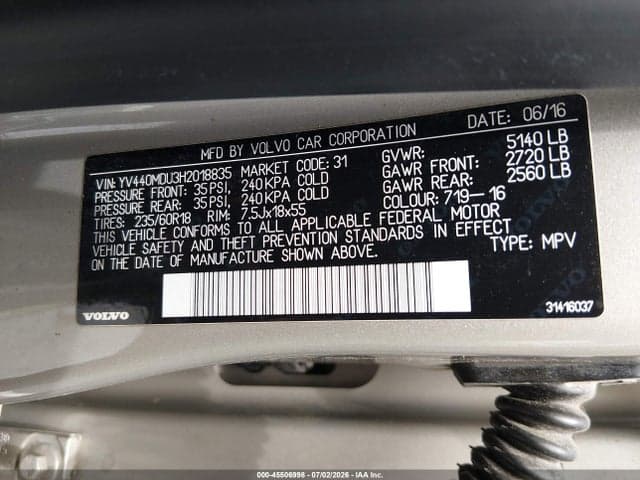 2017 VOLVO XC60 T5 INSCRIPTION 9