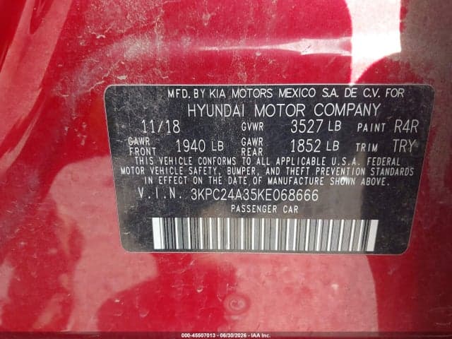 2019 HYUNDAI ACCENT SE 9