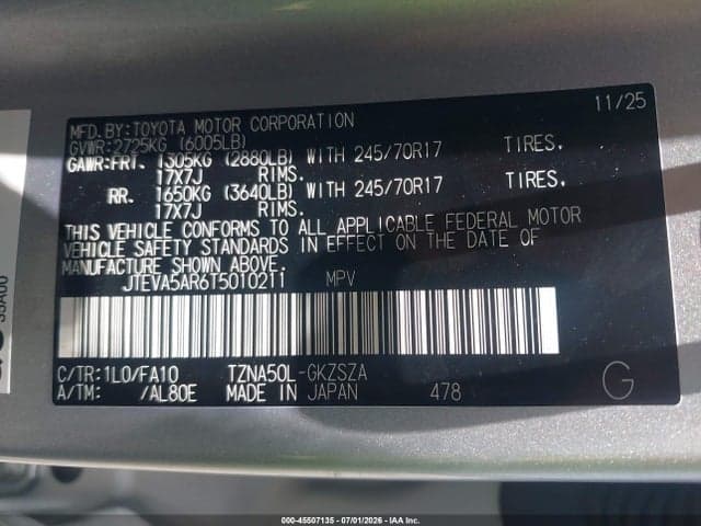 2026 TOYOTA 4RUNNER SR5 9