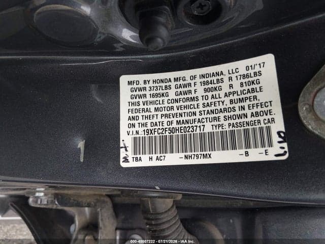2017 HONDA CIVIC LX 9