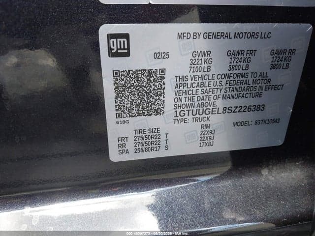 2025 GMC SIERRA 1500 4WD SHORT BOX DENALI 9