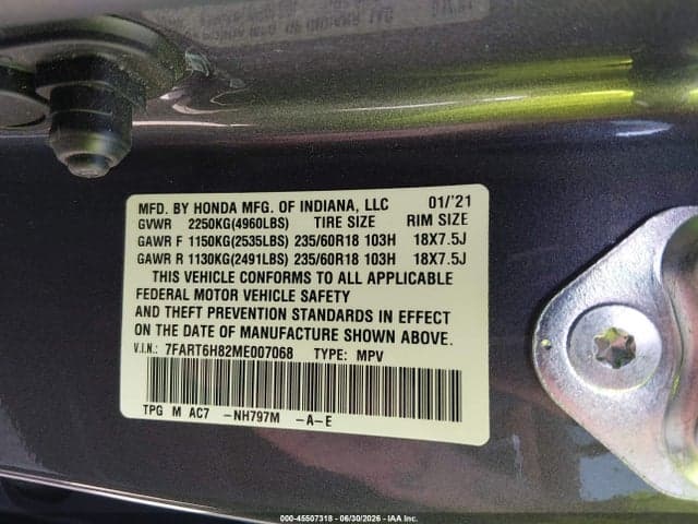 2021 HONDA CR-V HYBRID EX-L 9