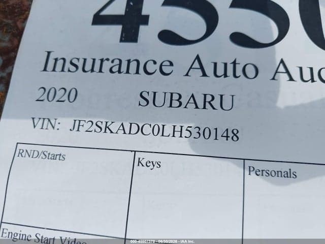 2020 SUBARU FORESTER 9