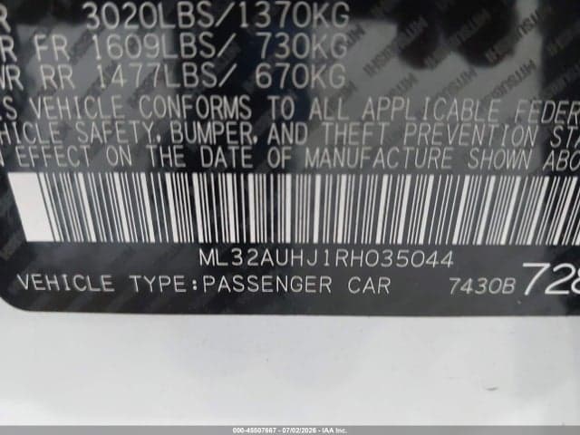 2024 MITSUBISHI MIRAGE ES 9