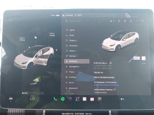 2018 TESLA MODEL 3 LONG RANGE/PERFORMANCE 7
