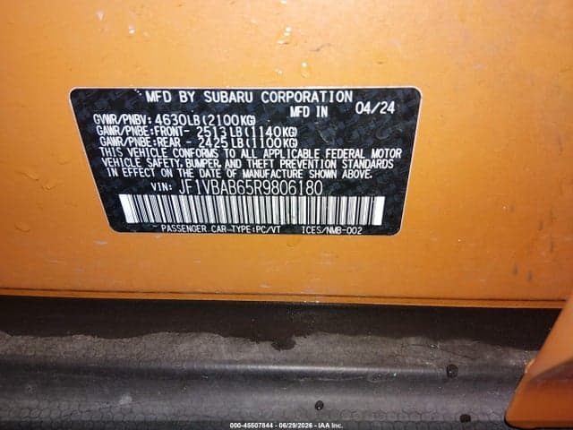 2024 SUBARU WRX 9