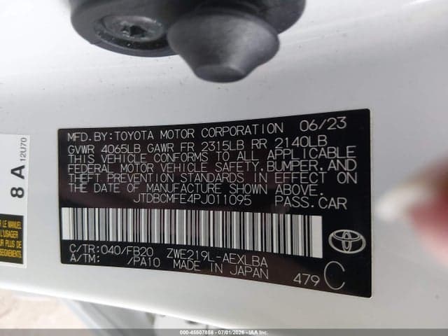 2023 TOYOTA COROLLA HYBRID LE 9